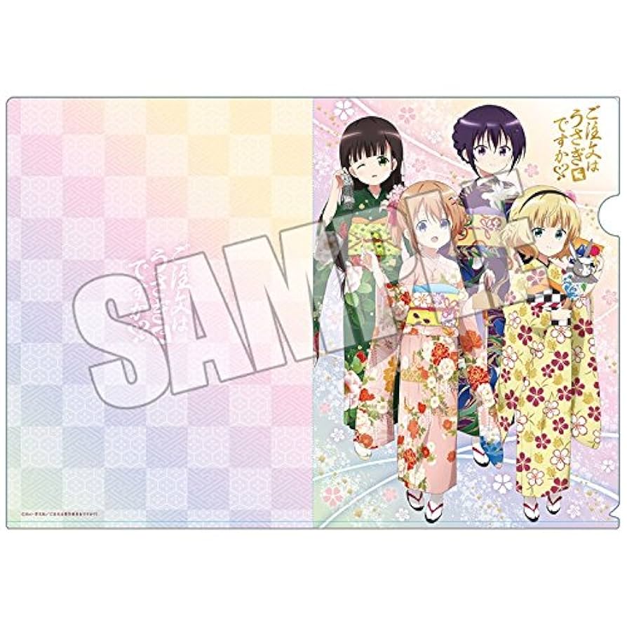 ご注文はうさぎですか？ クリアファイル & クリアフォルダーセット Amazon.co.jp: ご注文はうさぎですか クリアファイル 全5種